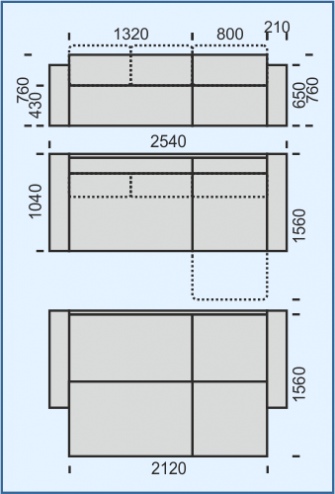 Фото Диван угловой Тай 7-образный от производителя НТКО в Мелитополе по цене 67 550 ₽