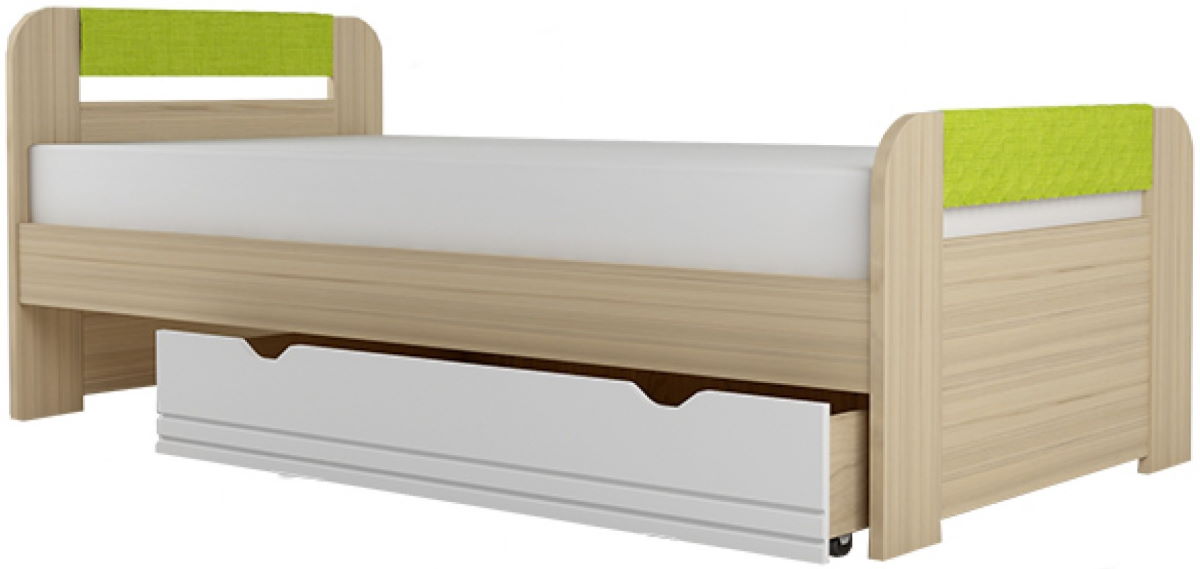 Фото Кровать односпальная Стиль 900.3 (СМ 90х200) с основанием  от производителя Аквилон в Мелитополе по цене 19 840 ₽