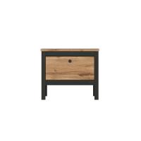 Тумба Loft KOM1K/55 (дуб вотан-черный матовый, дуб вотан (Black Red White (БРВ)) ) в Мелитополе от производителя 