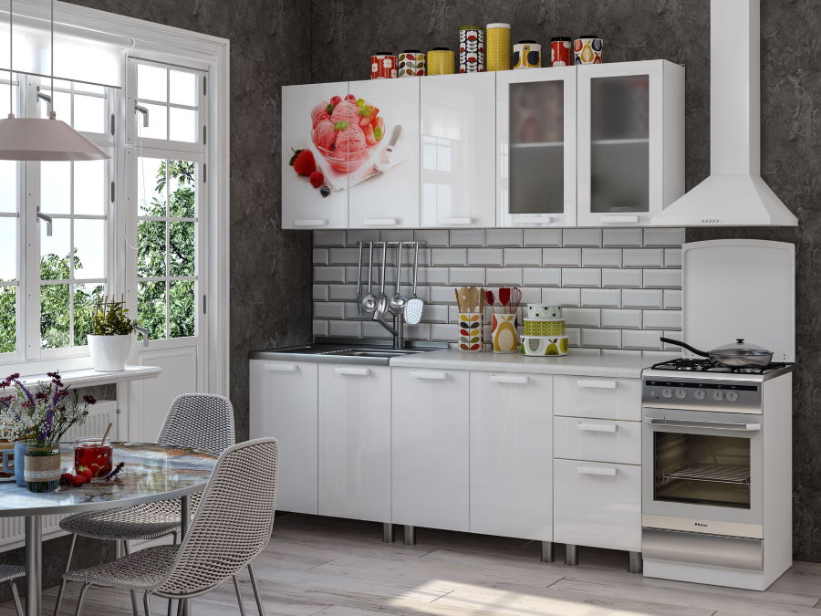 Фото Кухня Айс-крим (2,0) от производителя БТС  в Мелитополе по цене 35 660 ₽