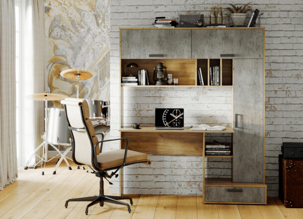 Фото Стол письменный Техно от производителя Мебелони в Мелитополе по цене 12 080 ₽