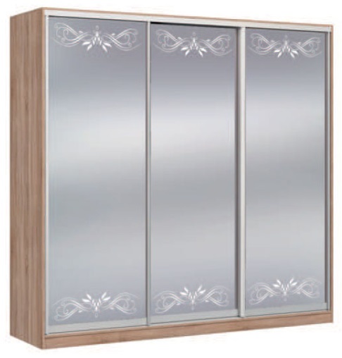 Фото Шкаф-купе Оскар 4.2 (2,22х0,6х2,2 - 3 двери) от производителя Мебель Маркет в Мелитополе по цене 71 680 ₽