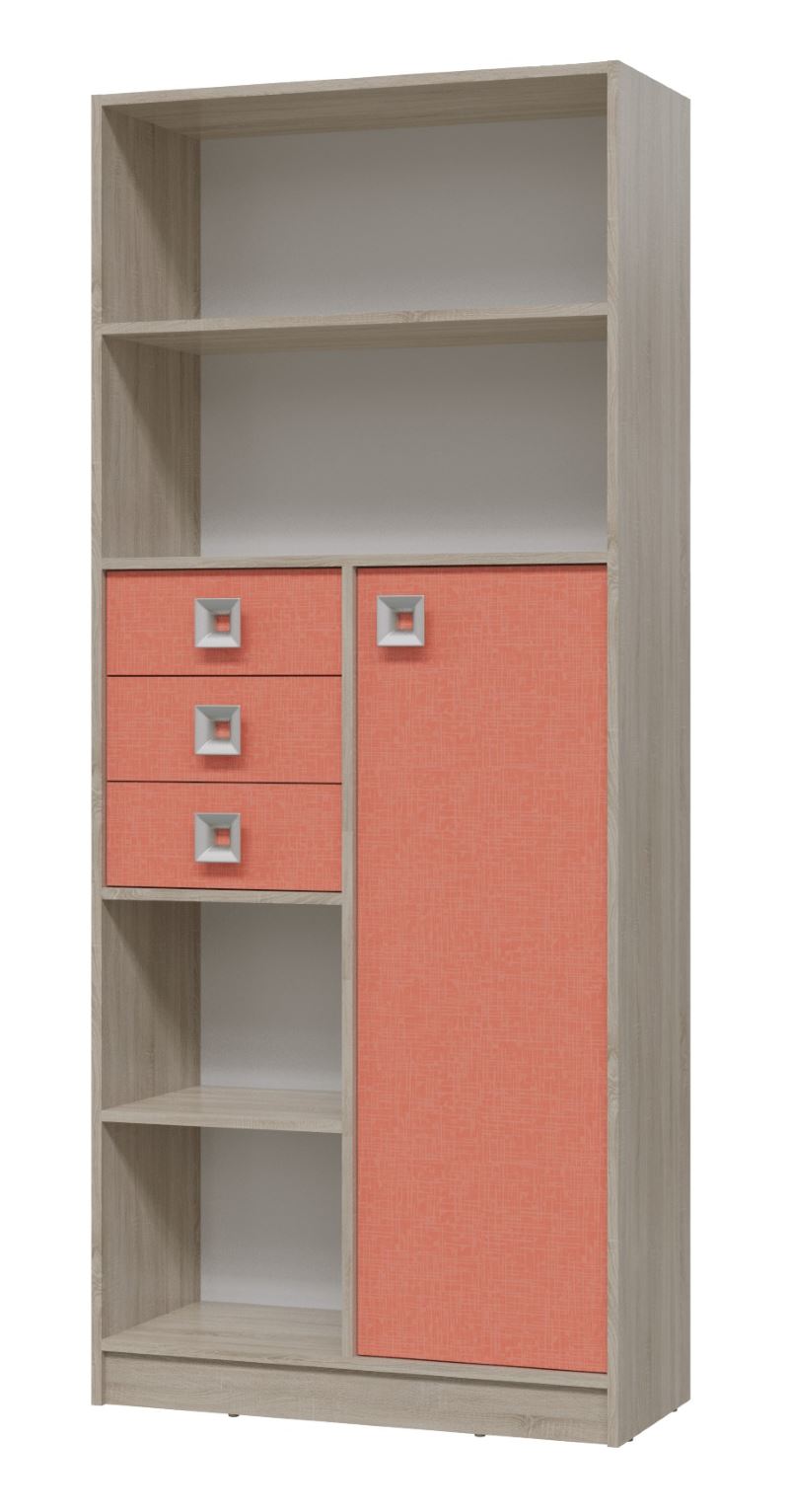 Фото Шкаф-стеллаж Сити с ящиками от производителя Гранд Кволити в Мелитополе по цене 13&nbsp;560 ₽