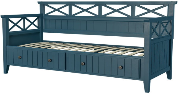 Фото Кровать односпальная Амелия (СМ 80х200) с выдвижными ящиками, без основания с универсальными царгами от производителя Браво-мебель в Мелитополе по цене 29&nbsp;730 ₽