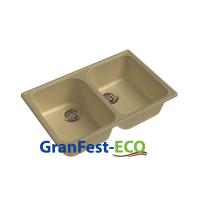 Мойка Granfest eco-15 (ГР 740х480хh200) (шир.ящ.min 720) без сифона (Цвет мойки черный) в Мелитополе от производителя в интернет магазине Планета Комфорта Мойка Granfest eco-15 (ГР 740х480хh200) (шир.ящ.min 720) без сифона (Цвет мойки черный) в Мелитополе от производителя