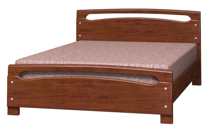 Фото Кровать двуспальная Камелия-2 (СМ 140х200) без основания с универсальными царгами от производителя Браво-мебель в Мелитополе по цене 21&nbsp;830 ₽