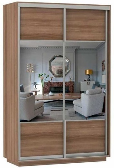 Фото Шкаф-купе Экспресс Дуо Комби (1,6х0,6х2,4 - 2 двери) от производителя Мебельная компания Е1 в Мелитополе по цене 26 220 ₽