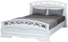 Фото Кровать двуспальная Грация-1 (СМ 140х200) без основания с универсальными царгами от производителя Браво-мебель в Мелитополе по цене 15&nbsp;990 ₽