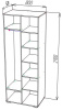 Фото Шкаф ШОН-13 (80) двухдверный от производителя Пирамида в Мелитополе по цене 9&nbsp;830 ₽