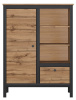 Фото Шкаф Loft REG1D1S/90 от производителя Black Red White (БРВ) в Мелитополе по цене 16&nbsp;360 ₽