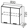 Фото Кухня Арабика шкаф навесной Ш800 от производителя SV-мебель в Мелитополе по цене 3&nbsp;610 ₽