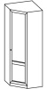 Фото Шкаф Микки-1 (75) угловой от производителя Ставрополь Мебель в Мелитополе по цене 10&nbsp;440 ₽
