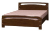Кровать двуспальная Камелия-2 (СМ 160х200) без основания с универсальными царгами ( 160х200 , дерево , орех , без подъемного мех. , без ящиков , без матраса (Браво-мебель) )