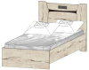 Фото Кровать односпальная Мале (СМ 90х200) без основания от производителя СБК в Мелитополе по цене 10&nbsp;620 ₽