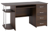 Стол компьютерный С-222БН  (лдсп, лдсп-орех темный,  орех темный, орех темный (Компасс) )