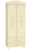 Шкаф Ассоль плюс АС-2 (83) двухдверный (ваниль, ваниль,(Компасс))